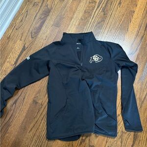University of Colorado Sport-Tek Black Ladies Quarter-Zip Pullover